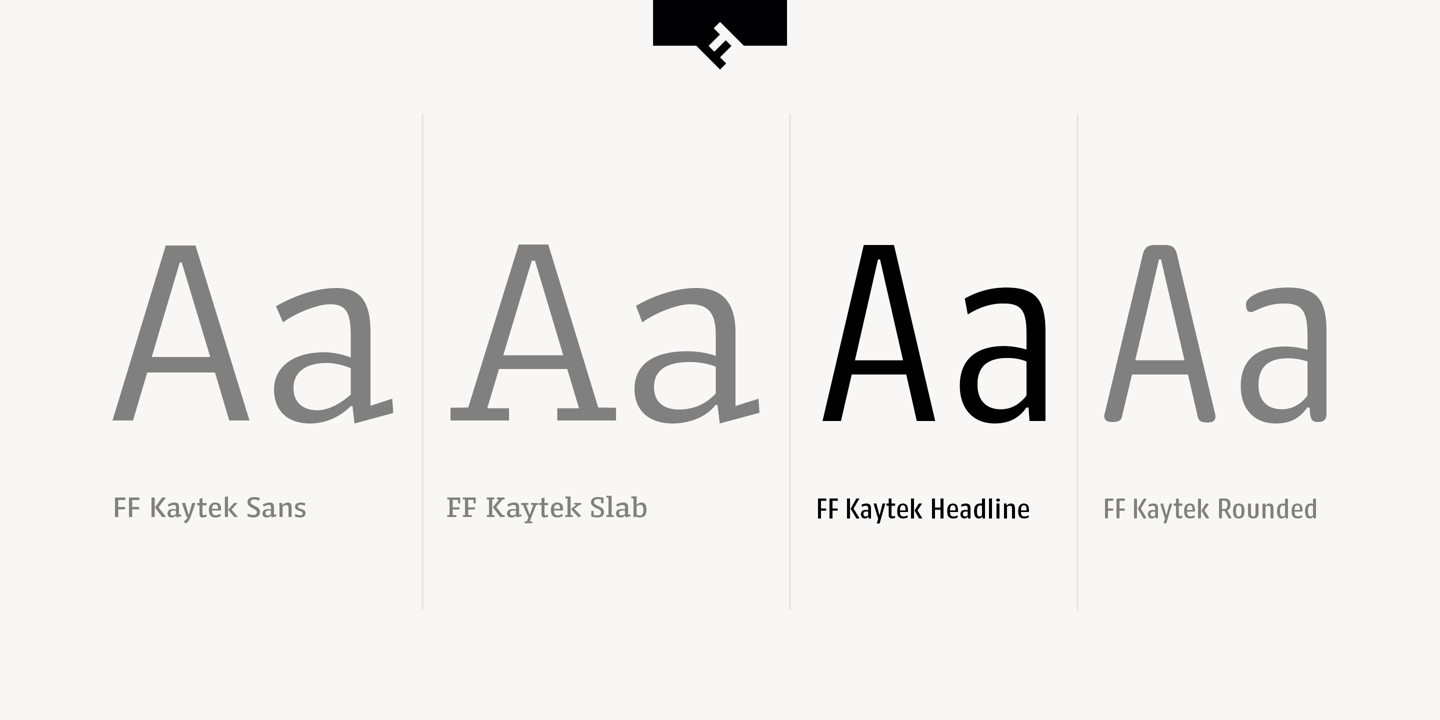 FF Kaytek Headline Medium Font preview